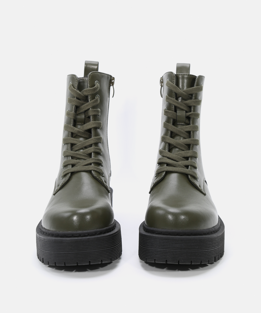 Botines militares plataforma image number null